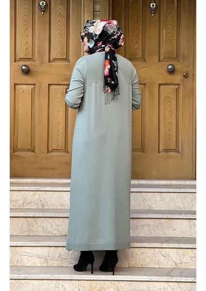 Triko Elbise 6931 Küf Rengi fiyatları