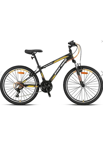 Geroni Magnum - 26 Mtb - 15' - 21 Vites - V.b - Mat Siyah - Gri/neon Turuncu