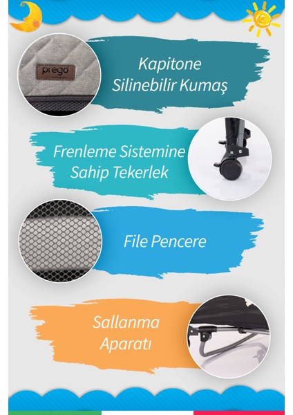 Premium Line Alt Açma Üniteli Anne Yanı Oyun Parkı indirimleri