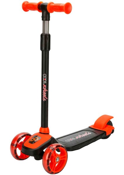 Twist 3 Tekerlekli Işıklı Scooter - Turuncu