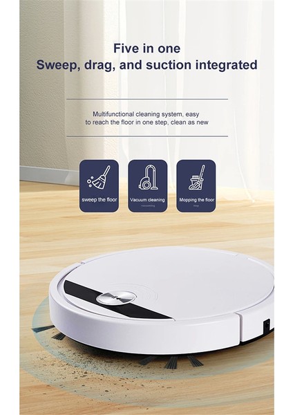 RS800 Uzaktan Kumandalı Süper Sessiz Robot Süpürge Siyah, A (Yurt Dışından) indirimleri