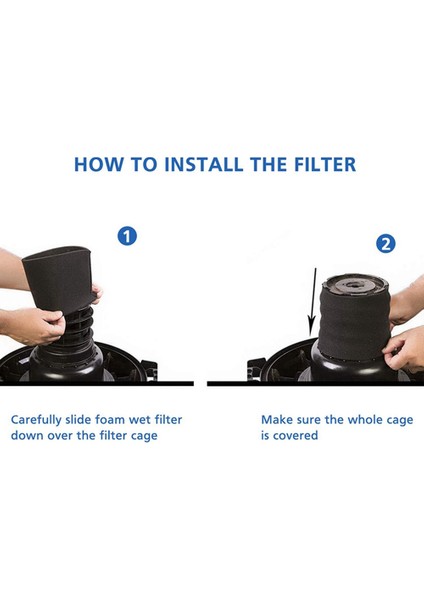 Shop Vac 90304 90585 Için 10 Adet Köpük Filtre Kılıfı, Yedekler (Yurt Dışından) fiyatları