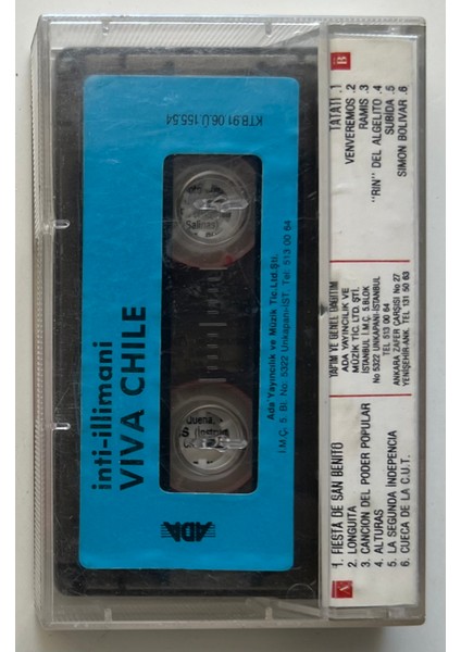 Viva Chile Inti-Illimani Kaset (Orjnal Dönem Baskı Kaset) fiyatları