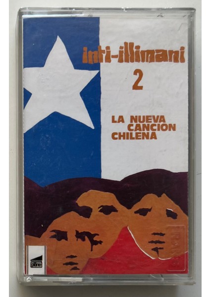 La Nueva Cancion Chilena Inti-Illimani 2 Kaset (Orjnal Dönem Kağıt Baskı Kaset)