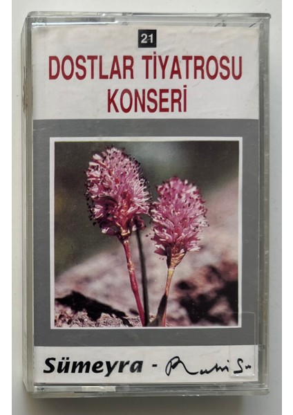 Ruhi Su Dostlar Tiyatrosu Konseri Sümeyra Kaset (Orjnal Dönem Kağıt Baskı Kaset)