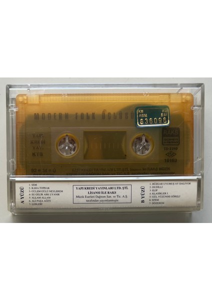 Modern Folk Üçlüsü Kaset (Orjnal Dönem Baskı Kaset) fiyatları