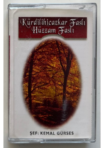 Kemal Gürses Kürdilihicazkar Faslı Hüzzam Faslı Kaset (Orjnal Dönem Baskı Kaset)