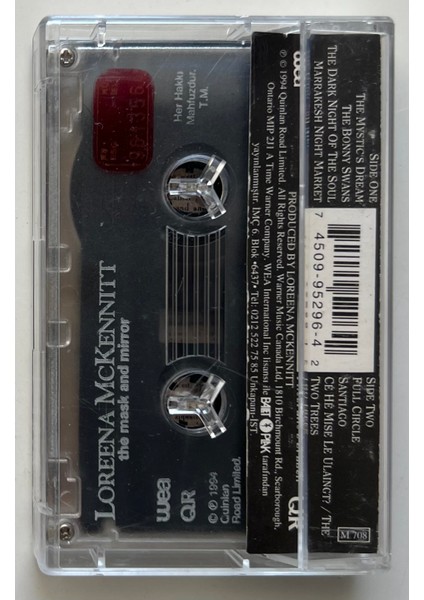 Loreena Mckennitt The Mask And Mirror Kaset (Orjnal Dönem Baskı Kaset)