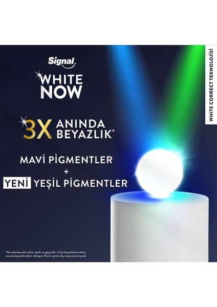 White Now Gold Işıltı Diş Macunu 75ML X4