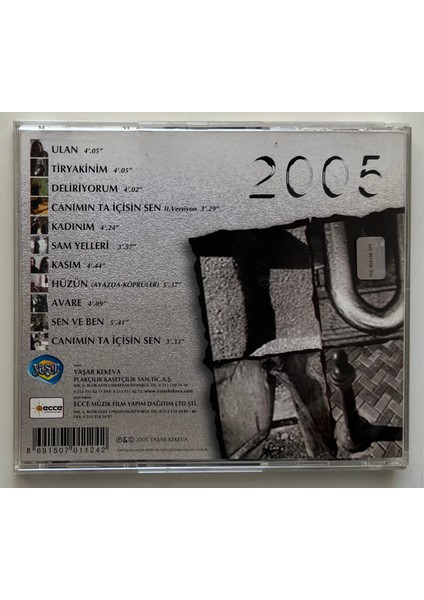 Tual 2005 Tiryakinim CD (Orjnal Dönem Baskı Cd) fiyatları