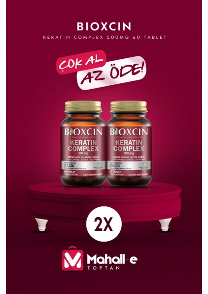 Keratin Complex 500MG 60 Tablet 2'li fiyatları