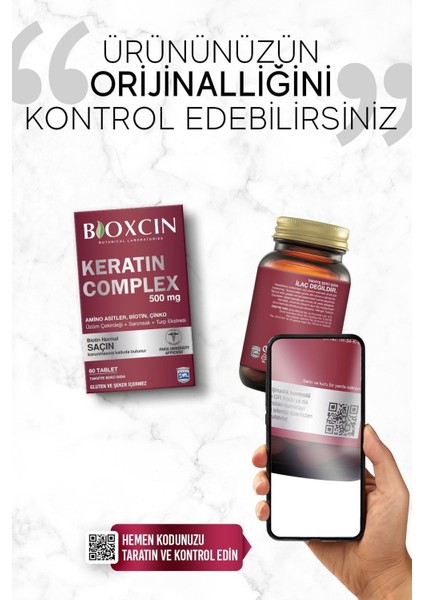 Keratin Complex 500MG 60 Tablet 2'li indirimleri