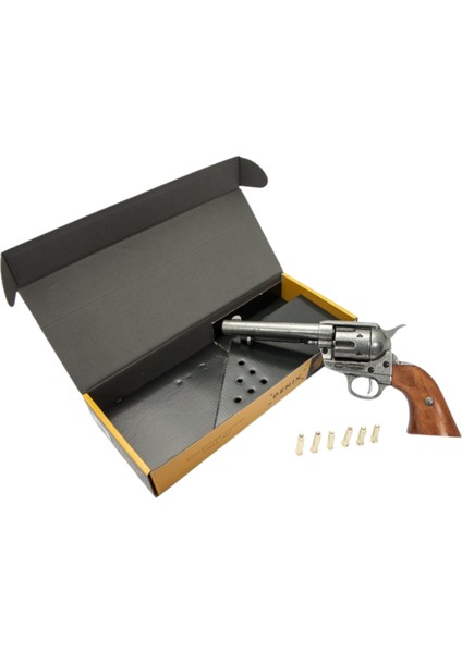 Klasik Colt 45 Peacemaker Koleksiyonluk Tabanca Replikası (6 Mermili, Abd 1873)