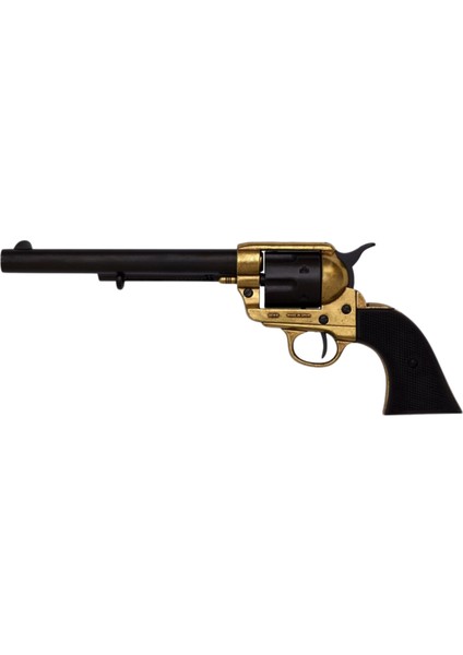 Gold Siyah Klasik Colt 45 Peacemaker Tabanca Replikası Abd 1873