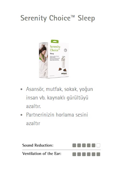 Serenity Choice Kulak Tıkacı (Sleep)