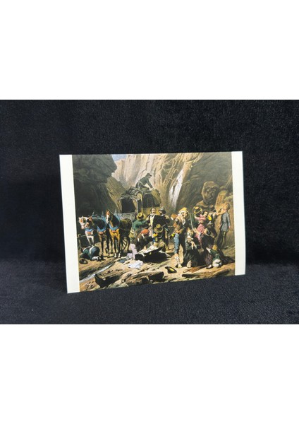 1983 Almanya Cehennem Vadisi Soygunu Überfall Im Höllental Schwarzwald Postcard Germany