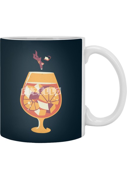 Aperol Spritz Dive In Summer Design Ceo Beyaz Kupa