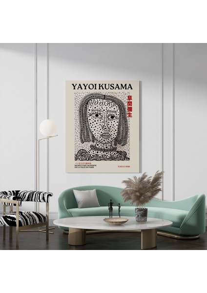 Yayoi Kusama Sanatsal Tablo Salon Duvar Dekorasyonu Oda Dekorasyonu Duvar Tablosu