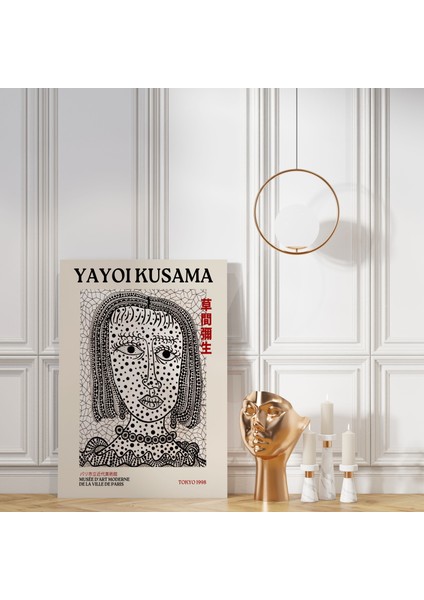 Yayoi Kusama Sanatsal Tablo Salon Duvar Dekorasyonu Oda Dekorasyonu Duvar Tablosu