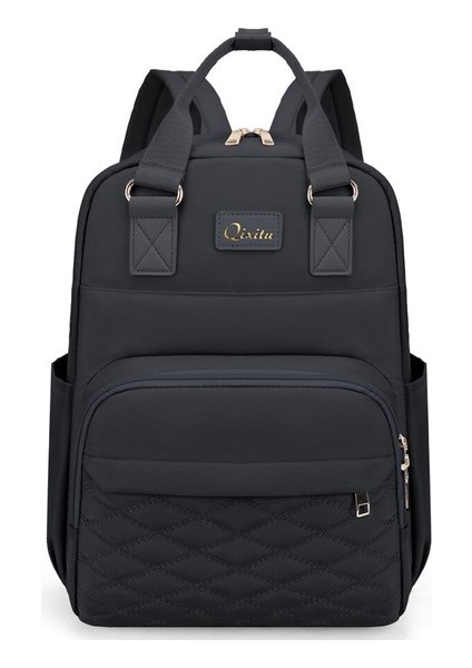 Anne Torbası Üç Parçalı USB Çok Fonksiyonlu Sırt Çantası Anne ve Bebek Torbası Çok Yönlü Isı Yalıtımı (Yurt Dışından)