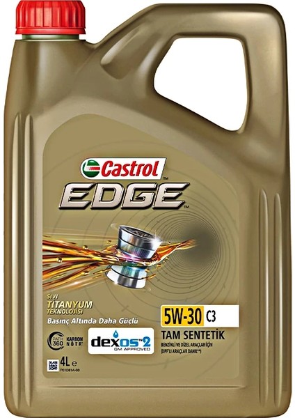 Edge 5W-30 C3 4 Litre Motor Yağı