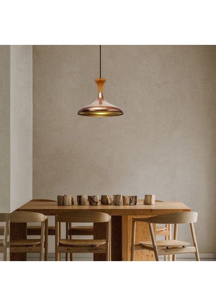 Champion Ahşap Mantar Başlık Tekli Avize Salon Oturma Odası Mutfak Yatak Odası Sarkıt Modeli fırsatları