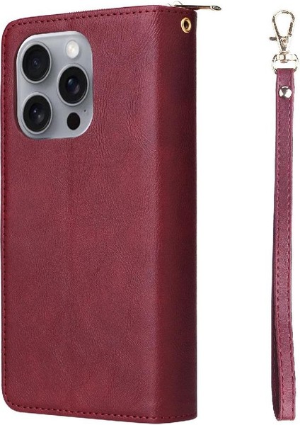 IPhone 16 Için Kılıf Pro Max Cüzdan Kılıf ile 9 Kart Yuvaları ile Kapak Çevirin (Yurt Dışından) fiyatları
