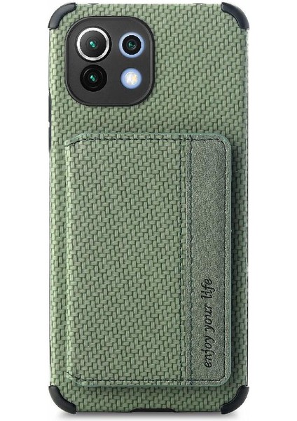 Xiaomi 11 Için Kılıf Standı Fonksiyonu Rfıd Engelleme Manyetik Kart Tutucu (Yurt Dışından) fiyatları