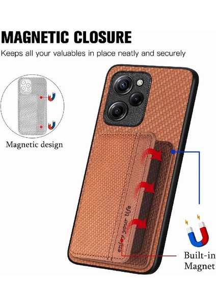 Xiaomi Poco X5 Pro 5g Için Komple Kamera Güvenlik Standı Fonksiyonu Rfıd (Yurt Dışından)