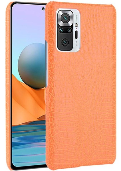Xiaomi Redmi Not 10 Pro Max Klasik Timsah Için Şık Klasik Durumda (Yurt Dışından)