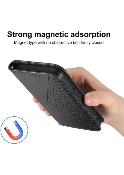 Oppo Oppo 12 5g Günlük Kullanım Için Flip Case Standı Cüzdan Eşkenar Dörtgen Şekli El (Yurt Dışından) modelleri
