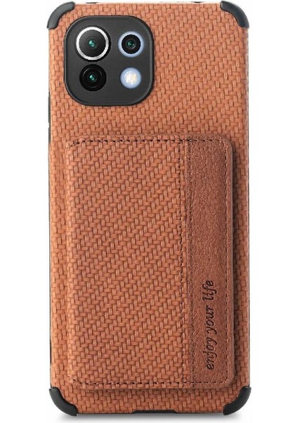 Xiaomi 11 Için Kılıf Standı Fonksiyonu Rfıd Engelleme Manyetik Kart Tutucu (Yurt Dışından) fırsatları