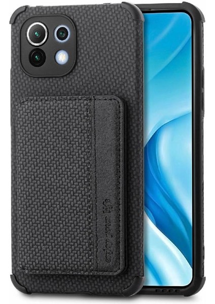 Xiaomi 11 Için Kılıf Standı Fonksiyonu Rfıd Engelleme Manyetik Kart Tutucu (Yurt Dışından) fiyatları