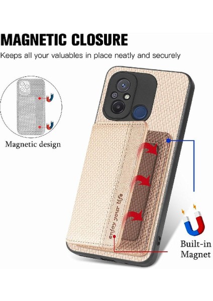 Xiaomi Redmi 12C Manyetik Kart Tutucu Için Komple Kamera Güvenlik Rfıd (Yurt Dışından) fiyatları