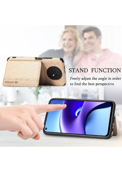 Xiaomi Redmi Için Not 9 5g Standı Fonksiyonu Rfıd Engelleme Manyetik Kart (Yurt Dışından)
