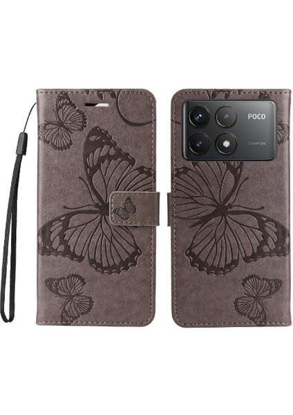Kart Yuvası Standı ile Xiaomi Redmi K70 Pu Deri Kılıf Kickstand Çevirin (Yurt Dışından) modelleri