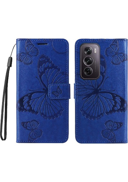 Oppo Için Kılıf Card 12 Pro 5g Flip Kickstand Pu Deri Kart Yuvası ile (Yurt Dışından)