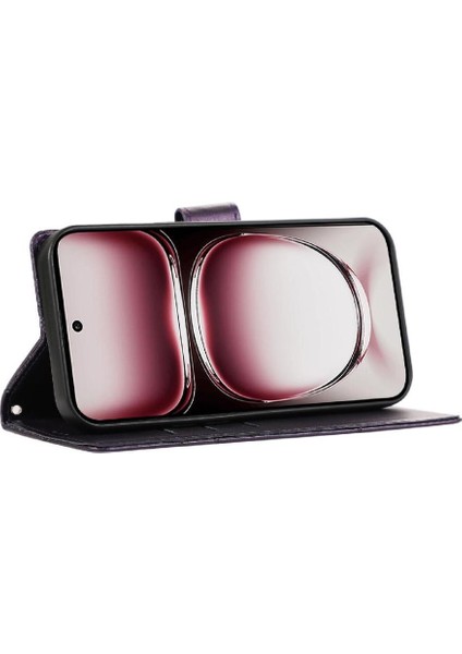 Oppo Oppo 12 Pro 5g Için Flip Case Üç Kart Yuvaları Darbeye Kickstand (Yurt Dışından) fırsatları
