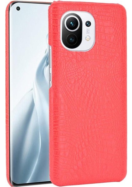 Xiaomi Mi 11 Klasik Timsah Moda Anti Kapak Için Şık Klasik Durumda (Yurt Dışından)