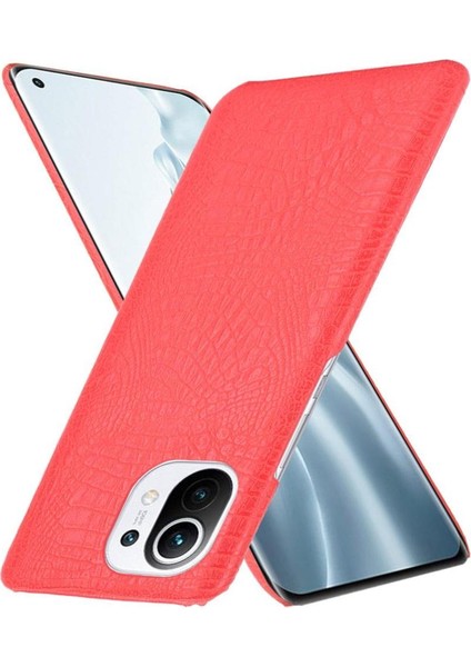 Xiaomi Mi 11 Klasik Timsah Moda Anti Kapak Için Şık Klasik Durumda (Yurt Dışından)