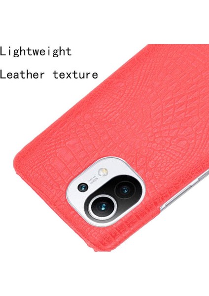 Xiaomi Mi 11 Klasik Timsah Moda Anti Kapak Için Şık Klasik Durumda (Yurt Dışından)