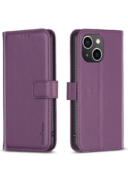 IPhone 14 Için Flip Case Artı Iş Deri Çanta Çoklu Kart Yuvası Cüzdan (Yurt Dışından)