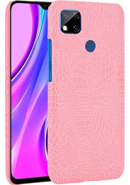 Xiaomi Redmi 9c Klasik Timsah Moda Kapak Için Şık Klasik Durumda (Yurt Dışından)