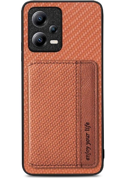 Xiaomi Poco X5 Manyetik Kart Tutucu Standı Fonksiyonu Rfıd Engelleme (Yurt Dışından)