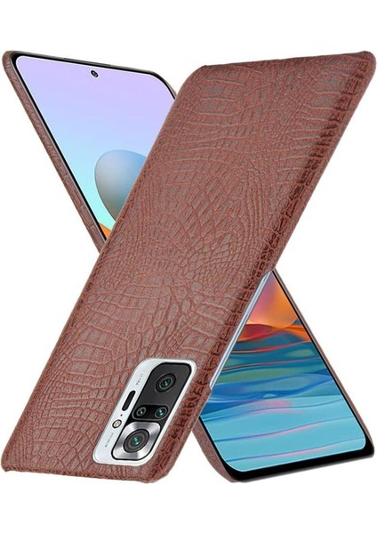 Xiaomi Redmi Not 10 Pro Max Klasik Timsah Için Şık Klasik Durumda (Yurt Dışından)