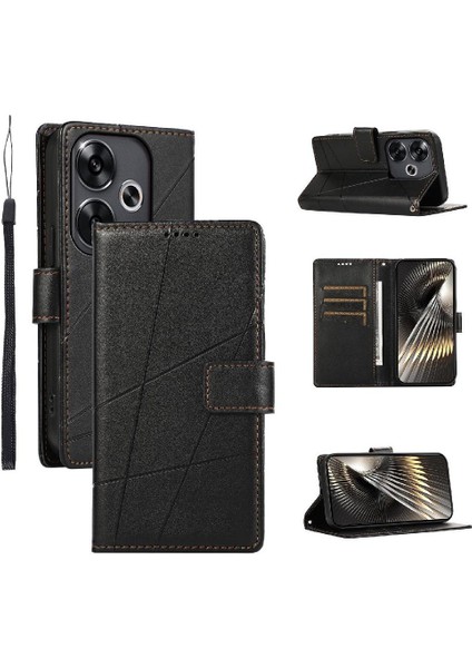 Xiaomi Poco F6 5g Üç Kart Yuvaları Darbeye Kickstand Için Flip Case (Yurt Dışından)