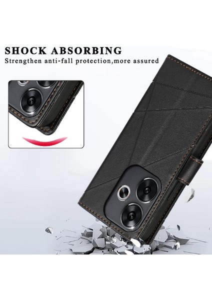 Xiaomi Poco F6 5g Üç Kart Yuvaları Darbeye Kickstand Için Flip Case (Yurt Dışından)
