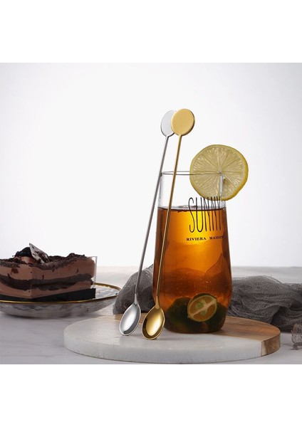 304 Çelik 6 Adet 22 cm Kokteyl Kahve Latte Karıştırma Barmen Kaşığı CIN763BY-6 indirimleri