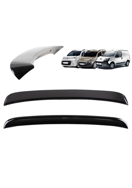 Fıat Fıorıno Nemo Bıpper Piano Black Spoiler