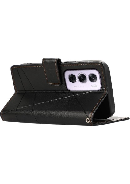 Oppo Oppo 12 Pro 5g Için Flip Case Üç Kart Yuvaları Darbeye Kickstand (Yurt Dışından) fırsatları